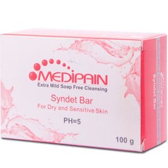 تصویر پن درماتولوژیك پوست خشك 100 گرم مدیپن Medipain Dry And Sensitive Skin Syndet Bar