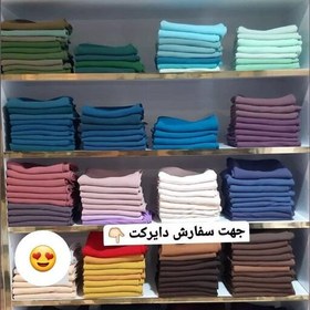 تصویر مقنعه کرپ رنگی کره ای در 30رنگ سایز100به قیمت باور نکردنی 