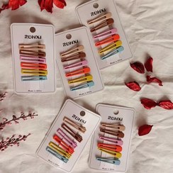 تصویر گیره انبری مینی رنگ مات کارت 6 عددی-124 