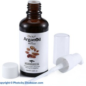 تصویر روغن مو تقویت کننده آرگان اویل فرام موراکو دکسه حجم 50 میل اورجینال Argan Oil From Morocco Amplifier hair oil Dexe 50 ML