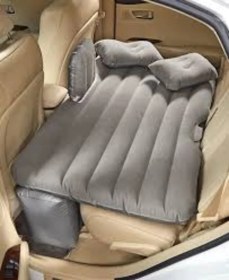 تصویر تشک بادی داخل ماشین car bed