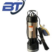 تصویر کفکش 1اینچ 48 متری بی تی پمپ تکفاز فلوتر دار BT PUMP