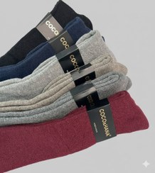 تصویر جوراب زیر زانو پشمی coco hana 