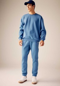 تصویر Defacto سویشرت ساده با یقه با سایز بزرگ و پهن T5139az23au Defacto Oversize Geniş Kalıp Bisiklet Yaka Basic Düz Sweatshirt T5139az23au