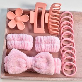 تصویر ست کش مو کلیپس و تل وارداتی 