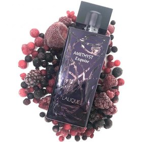 تصویر ادو پرفیوم زنانه لالیک مدل Lalique Amethyst Exquise حجم 100 میلی لیتر Lalique Amethyst Exquise Eau De Parfum For Women 100ml