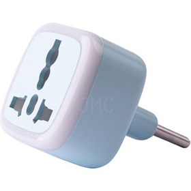 تصویر مبدل سه به دو هادرون مدل A10-1 Hadron A10-1 US/EU Power Plug Adapter