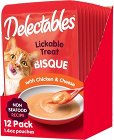 تصویر تاپر سرلاک گربه برند Delectable - مرغ با اردک Delectable Cat bisque topper