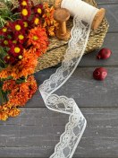 تصویر تور نواری طرح شاخه گل رز 