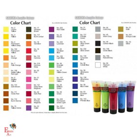 تصویر رنگ اکریلیک ساکورا 75 میل 