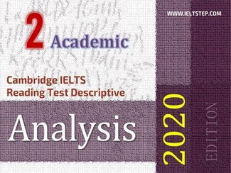 تصویر Cambridge IELTS Reading Test Descriptive Analysis 2 پاسخ تست های ریدینگ کتاب شماره 2 آکادمیک