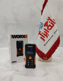 تصویر متر لیزری ورکس 100 متری WX089 دقت 1.5 میلی متر Worx Laser meter WX089 100m