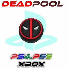 تصویر روکش آنالوگ دسته بازی طرح Deadpool 