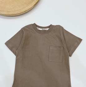 تصویر تیشرت ساده تک جیب T.shirt
