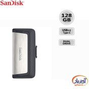 تصویر فلش مموری سان دیسک Ultra Dual Drive ا SanDisk Ultra Dual Drive 128GB USB Type-C Flash Memory SanDisk Ultra Dual Drive 128GB USB Type-C Flash Memory