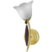 تصویر چراغ دیواری چوبی چشمه نور کد 2540/1W-G طلایی 