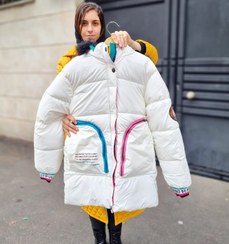 تصویر کاپشن سفید(707070) - L 