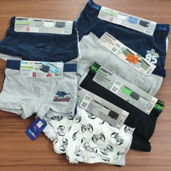 تصویر شورت نخی پادار پسرانه پک سه عددی برند لوپیلو و پپرتز آلمان - 8 تا 10سال / طوسی+سبز+مشکی 