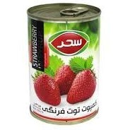 تصویر سحر کمپوت توت فرنگی قوطی 420گ 