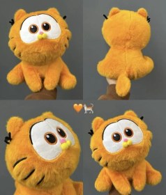 تصویر عروسک گارفیلد سایز ۲۰ سانتی 