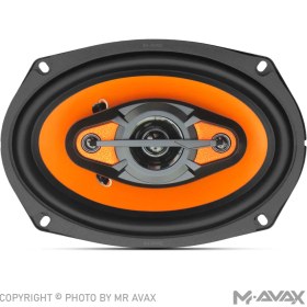 تصویر باند بیضی ۹*۶ ایکس بیس (X-BASS) مدل XB-CH694T7 دو عددی X-Bass Car Speaker XB-CH694T7