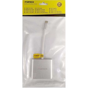 تصویر تبدیل TYPE C TO HDMI &amp;VGA برند IFORTECH 