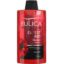 تصویر شامپو تثبیت کننده رنگ مو فولیکا محافظ انواع مو قرمز 400ml 