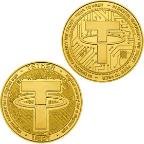 تصویر سکه یادبود تتر Tether 