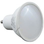 تصویر لامپ هالوژنی دیفیوزدار 6 وات SMD با سرپیچ GU10 افراتاب Diffuse halogen lamp 6 watt SMD with GU10 screw cap