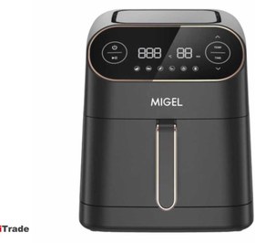 تصویر سرخ کن بدون روغن میگل مدل GAF-701 ظرفیت 7 لیتری Migel GAF-701 Air Fryer 7L