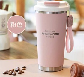 تصویر تراول ماگ سیتارایوری ۵۶۰ میل - استیل ۳۰۴ دوجداره / Travel mug sitarayuri