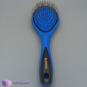 تصویر برس مو کوئین رنگ آبی 