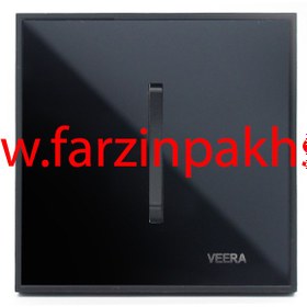 تصویر کلید و پریز ویرا مدل شهاب مشکی مشکی Veera Switch And Sockets Shahab Black Black