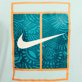 تصویر تیشرت تنیس مردانه نایک NikeCourt Dri-FIT- آبی 