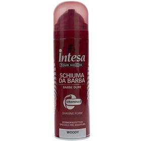 تصویر فوم اصلاح بدون الکل اینتسا Intesa مدل Barbe Dure حجم 300 میل Intesa alcohol-free shaving foam, Barbe Dure model, volume 300 ml