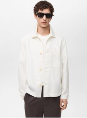 تصویر ژاکت مردانه اکرو منگو | 87047889 MANGO Man 