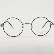 تصویر عینک طبی فریم گرد Glam Alpha – تولید Charmant با استانداردهای ۲۰۲۵ 