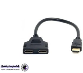 تصویر اسپلیتر کابلی 2 پورت HDMI پی نت 