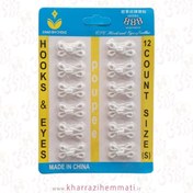 تصویر قزن روکش دار سفید بسته ۱۲ عددی 