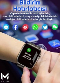 تصویر ساعت هوشمند اپل مدل T700 با ۷ بند 