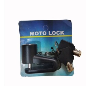 تصویر قفل دیسکی موتورسیکلت مدل MOTO LOCK.2 رنگ مشکی 