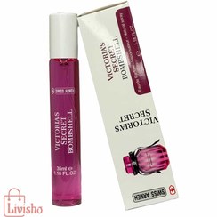 تصویر عطر جیبی زنانه سوئیس آرمه ویکتوریا سکرت بامب شل Victoria Secret Bombshell 100ml حجم 35 میل 