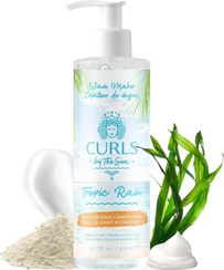 تصویر نرم‌کننده و آبرسان موی بدون سولفات تراپیک رین CURLS BY THE SEA Tropic Rain Conditioner 