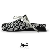 تصویر صندل زنانه دیور مدل 6091 رنگ مشکی و کرم 