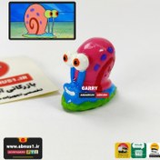 تصویر مجسمه دکوری آکواریوم شخصیت GARY لبخند گری حلزون GARY M mss