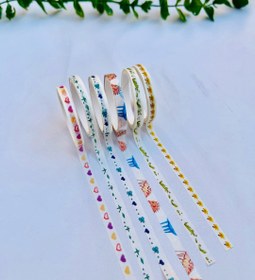 تصویر چسب واشی طرح‌دار 