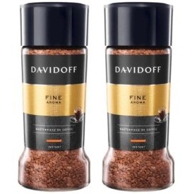 تصویر قهوه فوری شيشه 100 گرم DAVIDOFF مدل FINE AROMA ا Davidoff Fine Aroma Instant Coffee 100gr Davidoff Fine Aroma Instant Coffee 100gr