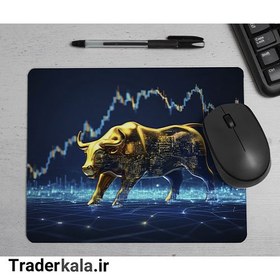 تصویر ماوس پد طرح بازار مالی کد MP1011 