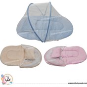تصویر پشه بند تشک دار مخمل حبابی تیک مک Tik Mak mosquito net code:105020