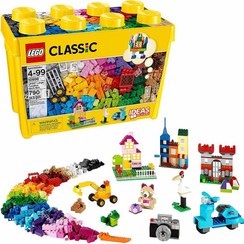 تصویر لگو کلاسیک مدل جعبه بزرگ  خلاقیت کد 10698 LEGO Classic Large Creative Brick Box 10698